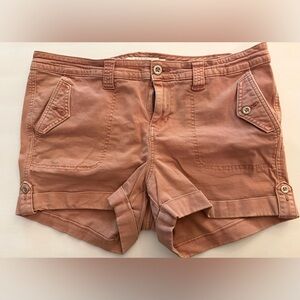 EUC Torrid Twill Military Short Shorts - Peach